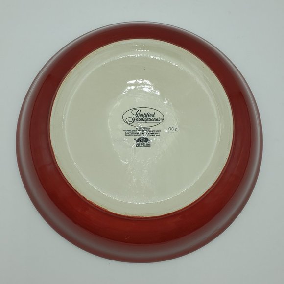 Certified International Susan Winget Avignon Morning Rooster 9" Pasta Bowl - Picture 5 of 6